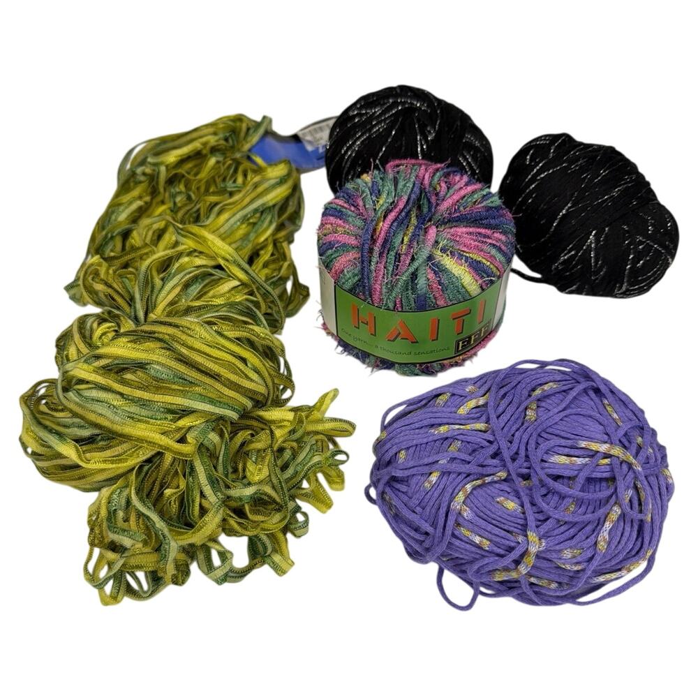 Tape Yarn Needlepoint Crochet Knit Pillow Ribbon Craft Gift DIY Vintage